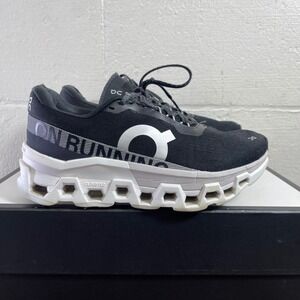 On Cloudmonster 2 Swiss Engineering Black White Running Shoes Sneaker Women 7 US